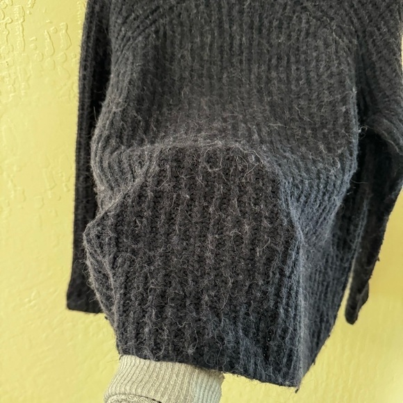 Boden Navy Blue Mock Neck Pullover Wool Alpaca Blend Sweater Small - Picture 3 of 6